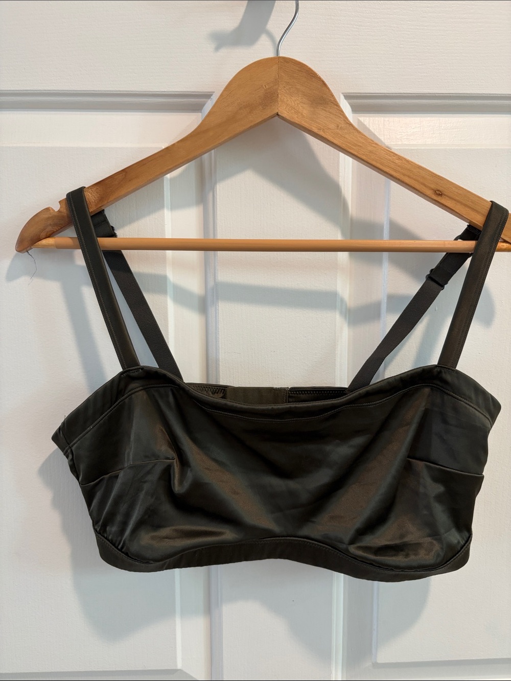 Hunter green Satin Bralette Top - Women Intimates & Sleepwear